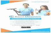 fileCOMPANY PROFILE @Kami Cleaners ... KATA PENGANTAR "Solusi terbai untuk layanan kebers an dan perawatan bangynan pada perusahaan anda"