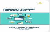 PANDUAN ELEARNING BERBASIS MOODLEiainpurwokerto.ac.id/wp-content/uploads/2018/11/47.-panduan-e... · Penyajian e-learning berbasis web ini bisa menjadi lebih interaktif. Sistem e-learning