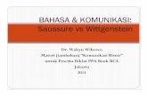 BAHASA & KOMUNIKASIwahyuwibowo.blog.unas.ac.id/.../09/BAHASA-KOMUNIKASI.pdf · 2013-01-31 · pengirim dan penerima ... subjek lain; cenderung berbicara tentang kegagalan komunikasi,