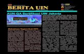 No. 166/Th.XII/April 2016 AUN-QA Sertifikasi UIN Jakarta · PGMI, Prodi Kimia, dan Pengkajian Islam (S2), masing-masing satu orang. ... nan silabus dan rujukan yang bisa diakses para
