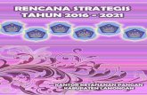 Rencana Strategis (R ENSTRA) Tahun 2016-2021 · Dokumen perencanaan pembangunan jangka menengah daerah terdiri atas ... Tata Cara Penyusunan, Pengendalian dan Evaluasi Pelaksanaan