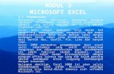 MODUL 3 MICROSOFT EXCEL - .PPT file  Web viewMODUL 3 MICROSOFT EXCEL 3.1. Pendahuluan Microsoft