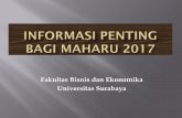 Fakultas Bisnis dan Ekonomika Universitas Surabaya · Dibuktikan dengan surat keterangan sakit/rawat inap dari Dokter/Rumah Sakit Keterlambatan maksimal 15 menit Segala bentuk kecurangan