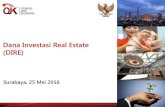 Dana Investasi Real Estate (DIRE) - ekon.go.id · Agraria hanya badan hukum dan perseorangan yang dapat memiliki tanah kas B. Aliran Kas Atas Hasil ... * Berdasarkan PMK No. 200/PMK.03/2015: