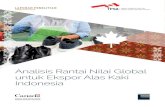 Analisis Rantai Nilai Global untuk Ekspor Alas Kaki Indonesia fileinvestasi dan perdagangan yang berkelanjutan dan bersifat responsif gender, khususnya bagi UKM di Indonesia, dan memperluas