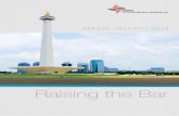 Raising the Bar - cdn.indonesia-investments.com · Visi, Misi & Nilai Vision, Missions & Values Kebijakan Dividen Dividend Policy ... (Depan Kampus UIB Lama) Propinsi Riau - Batam