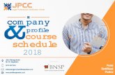 profile course schedule - Sertifikasi Profesisertifikasiprofesi.co.id/wp-content/uploads/2018/01/CS-JPCC-2018.pdf · Inspektur Tanki Timbun Inspektur Crane. Clients INDONESIA POWER