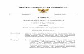 PERATURAN WALIKOTA SAMARINDA NOMOR 9 TAHUN 2011dispenda.samarindakota.go.id/wp-content/uploads/2017/01/No.-9-tata... · Tingkat II di Kalimantan Timur sebagai Undang - Undang; (Lembaran