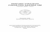 RENCANA STRATEGIS FAKULTAS SASTRA UMsastra.um.ac.id/wp-content/uploads/Renstra FSS 2008.pdf · industri, pelibatan pemerintah daerah, dengan tetap berpegang pada norma dan nilai-nilai