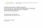 Interpretasi Nasional Prinsip & Kriteria RSPO untuk ... · p & Kriteria RSPO untuk Petani Kemitraan Kelapa Sawit Indonesia versi 01 ... • Perencanaan dan penilaian dampak ... sebelum