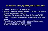 dr. Berlian I. Idris, SpJP(K), FIHA, MPH, DScidicabangtangerang.org/upload/20190209112507-STEMI PIT IV IDI Feb... · Acute coronary syndrome A spectrum of clinical syndromes due to