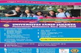 UNIVERSITAS SAHID JAKARTA T.A. 2018/2019 - usahid.ac.id · Biaya Penyelenggaraan Pendidikan ... (Bagi mahasiswa Alih Kredit / Lanjutan dan ... PERINCIAN BIAYA KULIAH UNIVERSITAS SAHID
