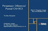Persamaan Diferensial Parsial CNH3C3phg-simulation-laboratory.com/wp-content/uploads/2016/09/CNH3C3... · Pendahuluan Konsep dasar De nisi (PDP) Persamaan diferensial parsial (PDP)
