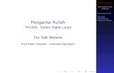 Pengantar Kuliah @2012,Eko Didik Widianto Pengantar Kuliah ...didik.blog.undip.ac.id/files/2012/09/TSK505-2012-Kuliah1-Pengantar... · Pendahuluan Chip Standar Seri 74xx ... Tugas