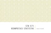 STK 571 Komputasi Statistik - stat.ipb.ac.id 4-Grafik.pdf · Materi yang diberikan pada mata kuliah ini adalah fungsi-fungsi ... PERINTAH PLOT Perintah grafik dasar umumnya adalah