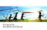 PT Indosat Tbk Nine Months 2012 Resultsassets.indosatooredoo.com/Assets/Upload/PDF/Presentasi Perusahaan... · PT Indosat Tbk Nine Months 2012 Results . Indosat IR - New Template
