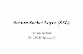 Secure Socket Layer (SSL) - informatika.stei.itb.ac.idinformatika.stei.itb.ac.id/~rinaldi.munir/Kriptografi/2017-2018/... · Keamanan Web •Secure Socket Layer (SSL) adalah protokol