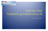 Step by Step Helpdesk - lista.staff.gunadarma.ac.idlista.staff.gunadarma.ac.id/Downloads/files/64116/0000002619-Step... · Rangkuman Nilai Tampil seperti ini karena pertama kali diakses,