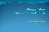201 8 Heru Lestiawan, M - dinus.ac.iddinus.ac.id/repository/docs/ajar/Sister_1_Pengenalan.pdf · y Komputer-komputer penyedia sumber daya bersifat heterogenous karena terdiri dari
