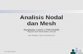Analisis Nodal dan Mesh - ee.unsoed.ac.idstwn/kul/tke131205/rl1-2014-4.pdf · Rangkaian seri dan paralel. (untuk resistor dan sumber) ... Analisis Nodal dan Mesh (1) Jika rangkaian