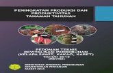 PENINGKATAN PRODUKSI DAN PRODUKTIVITAS TANAMAN …ditjenbun.pertanian.go.id/tinymcpuk/gambar/file/pedum-teknis/TANHUN... · (JUKNIS) di tingkat Kabupaten/Kota. Jakarta, 9 Maret 2015