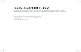 GA-G41MT-S2 - download.gigabyte.cndownload.gigabyte.cn/FileList/Manual/mb_manual_ga-g41mt-s2_id.pdf · Memori 2 x memory slot, 1,5V DDR3 DIMM yang mendukung memori sistem sampai 4