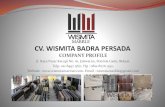 CV. WISMITA BADRA PERSADA - wismitamarmer.com · Granit atau marmer dengan ketebalan 2 cm –2,5 cm dibersihkan dari kotoran-kotoran dan di coating di ke enam sisinya. Marble or granite