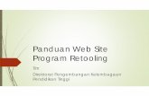 Panduan Web Site Program Retooling - kopertis7.go.id · Download Template Excel Mahasiswa ... jpg, doc, docx dan pdf - Ukuran maksimal file 2MB. Retooling Proses Penilaian Dosen -