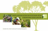 Menyelaraskan hutan dan kehutanan untuk peMbangunan ... · terhadap produksi pangan dengan melindungi ... sumber daya genetik dan tanah. Keamanan pangan dan nutrisi Keanekaragaman