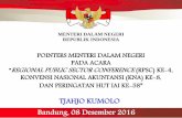 TJAHJO KUMOLO Bandung, 08 Desember 2016 · dan peringatan hut iai ke-58” ... pertanggung-jawaban rkpd uu 28/2009 ... raperda laporan pertanggung-jawabanpelaksana an apbd
