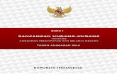 RANCANGAN ANGGARAN PENDAPATAN DAN BELANJA … · melaksanakan ketentuan Pasal 23 ayat (1) Undang-Undang Dasar Negara Republik Indonesia Tahun 1945, perlu membentuk Undang-Undang ...
