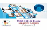 MKK-3161 E-Bisnis - andydharmalau.comandydharmalau.com/wp-content/uploads/2017/10/6.-Strategi-E-Bisniss.pdf · digunakan perusahaan untuk mendapatkan keunggulan persaingan di dalam