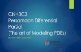 CNH3C3 Persamaan Diferensial Parsial (The art of Modeling ...phg-simulation-laboratory.com/wp-content/uploads/2016/08/Week-0... · Review Apa beda ODE/PDB dengan PDE/PDP? Berikan