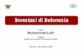 Investasi di Indonesia - bappenas.go.id · – Pengurangan pajak penghasilan – Keringanan bea masuk atas impor barang modal, mesin atau peralatan untuk keperluan produksimesin atau