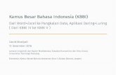 Kamus Besar Bahasa Indonesia (KBBI) - LMS Computational …compling.hss.ntu.edu.sg/who/david/slides/kbbi2.pdf · 2017-01-25 · Kamus Besar Bahasa Indonesia (KBBI) ... 1986 lahir-TK-SD-SMP-SMA(Jur.Bahasa)
