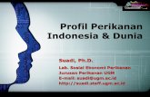 Profil Perikanan Indonesia & Dunia - suadi.staff.ugm.ac.idsuadi.staff.ugm.ac.id/wp-content/uploads/2015/03/3.-Profil... · Profil Perikanan Indonesia & Dunia Suadi, Ph.D. Lab. Sosial