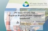 PT Indo Straits Tbk Paparan Publik/Public Exposeindostraits.konsep.com/wp-content/uploads/2017/03/2016_Incidental.pdf · Paparan Publik/Public Expose Insidentil 7 Desember 2016 Gedung