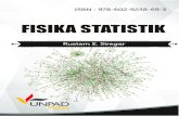 FISIKA STATISTIK - phys.unpad.ac. Soal-soal 49 3. Gas Ideal 51 3.1 Gas Ideal dalam Ensembel Kanonik