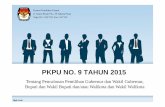 PKPU NO. 9 TAHUN 2015 - jdih.kpu.go.id PENYULUHAN PKPU... · (Pasal 34-45) Pasal 34 ayat (1) KPU berkoordinasi dengan Menteri untuk mendapatkan salinan keputusan terakhir tentang
