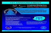 1ST ANNOUNCEMENT - PERHATI-KLperhati-kl.or.id/wp-content/uploads/2017/05/1st-joglosemar.pdf · Tema : Penguatan Kemampuan, Kepemimpinan, Komunikasi dan Negosiasi dalam Profesi untuk