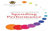 LAPORAN PELAKSANAAN Spending Performance - … · 2015-04-27 · permasalahan penyerapan belanja daerah dalam APBD, ... berupa pedoman umum penggunaan DAK guna mencapai standar ...