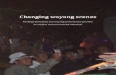 Changing wayang scenes - Takey · Changing wayang scenes . Heritage formation and wayang performance practice . in colonial and postcolonial Indonesia . 2 . Front page: Spectators