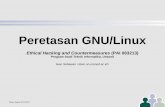 Peretasan GNU/Linux - ee.unsoed.ac.idstwn/kul/pai083213/ethack-2012-11.pdf · menggunakan program untuk berbagai tujuan, ... Perintahperintah jaringan di Linux: arp, ifconfig, netstat,
