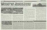  · pembukaan kebun durian. Ujicoba dimulai di Bekasi pada tahun 1986 di atas lahan seluas 1,2 ha. Tahun berikutnya menyusul penanaman di Cariu, sekitar I O ha. 'Seiring berjalannya
