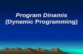 Program Dinamis (Dynamic Programming)karmila.staff.gunadarma.ac.id/Downloads/files/58095...Program Dinamis • Program Dinamis (dynamic programming): metode pemecahan masalah dengan
