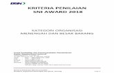KRITERIA PENILAIAN SNI AWARD 2018 - janaaha.comjanaaha.com/wp-content/uploads/...penilaian_sni_award_2018_kategori... · Kriteria Penilaian SNI Award 2018 Kategori Organisasi Menengah