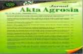 Akta Agrosia - core.ac.uk filePengendalian Gulma Padi Sawah melalui Pengelolaan Air pada Sistem SRI (System Of Rice ... diundang sebagai penelaah oleh Jurnal Akta Agrosia Volume 17