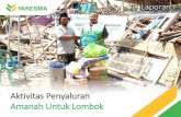 Aktivitas Penyaluran Amanah Untuk Lombok Masih Butuh Kita.. Pulau Seribu Masjid pertengahan tahun ini berduka. Gempa bumi ratusan kali telah mengguncang Lombok Timur, Nusa Tenggara