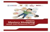 MANUAL Mystery Shopping - track-sdgs.id · Desain cover & tata-letak: Rudy Priyatno Ilustrator: ... lenggarakan riset dan advokasi dengan tujuan mendorong upaya-upaya perbaikan pelayanan
