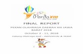 FINAL REPORT PORDA JABAR 2018 INDIVIDUpgijabar.org/document/2018_FINAL_REPORT_PORDA_JABAR...PEKAN OLAHRAGA DAERAH XIII JAWA BARAT 2018 October 2 - 11, 2018 4 --- FINAL RESULT --- MEN
